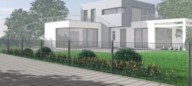 Double rod fence 8/6/8
